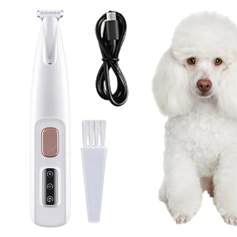 ✂️🐾Präzisions-Tierschermaschine – Sichere Pflege für Pfoten, Augen und Schwanz mit LED-Licht