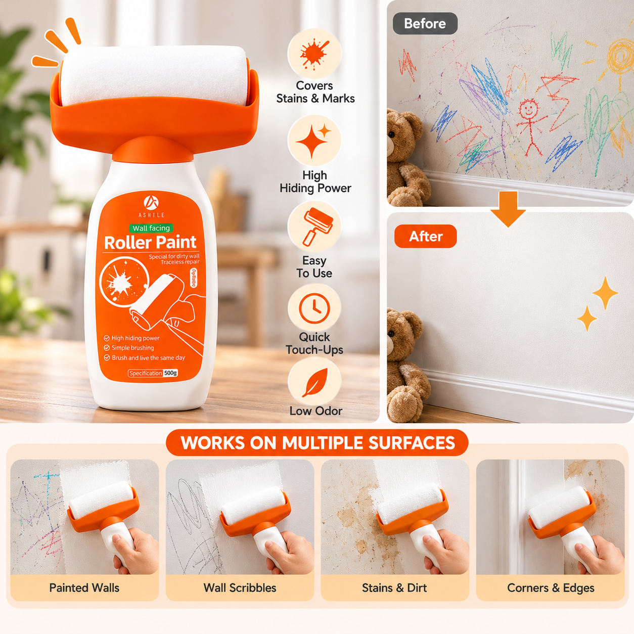🎨 Wallora Wall Paint – Beautiful Colors for a Fresh & Stylish Home