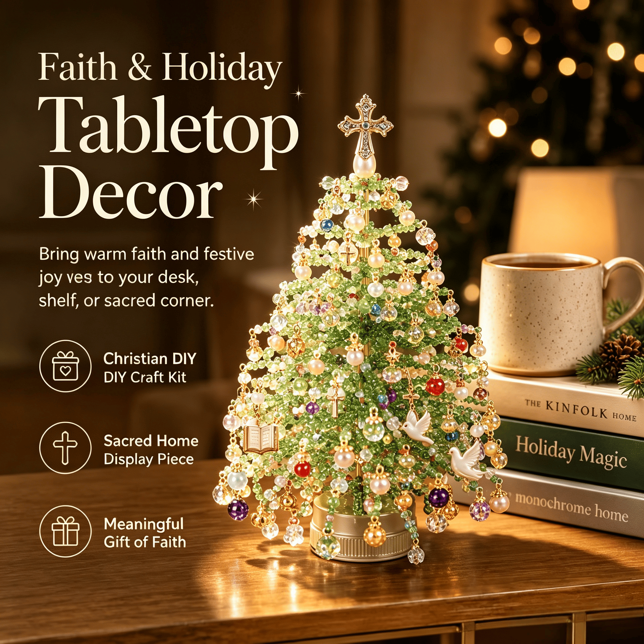 🔥LETZTER TAG 50 % RABATT – 🎄✨ DIY-Set für einen Weihnachtsbaum mit Perlen – 🎅Gestalte deine eigene funkelnde Weihnachtsdekoration