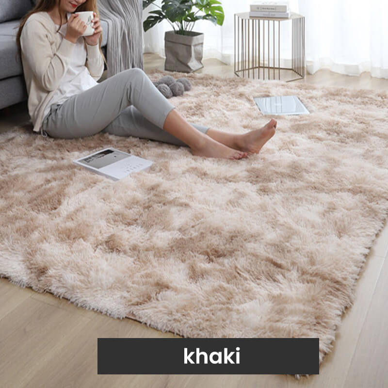 🔥✨ Limited Time 50% OFF – Gradient Color Plush Floor Mat | Add Cozy Luxury & Style to Any Room! 🏡💖