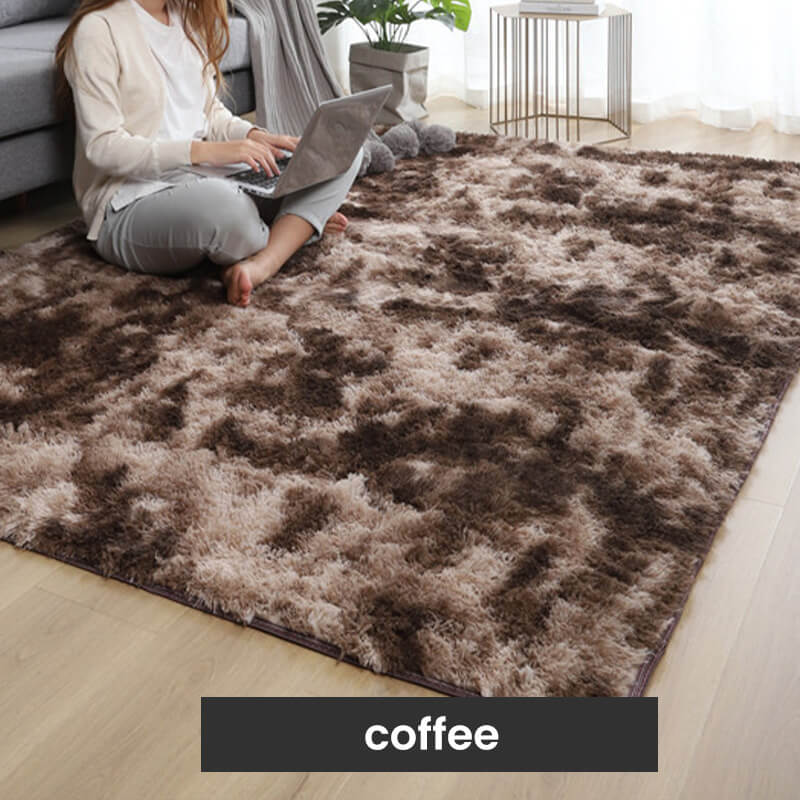 🔥✨ Limited Time 50% OFF – Gradient Color Plush Floor Mat | Add Cozy Luxury & Style to Any Room! 🏡💖