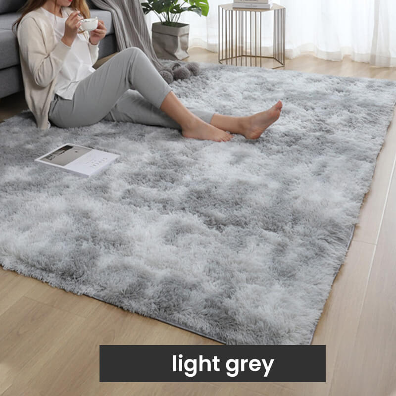 🔥✨ Limited Time 50% OFF – Gradient Color Plush Floor Mat | Add Cozy Luxury & Style to Any Room! 🏡💖
