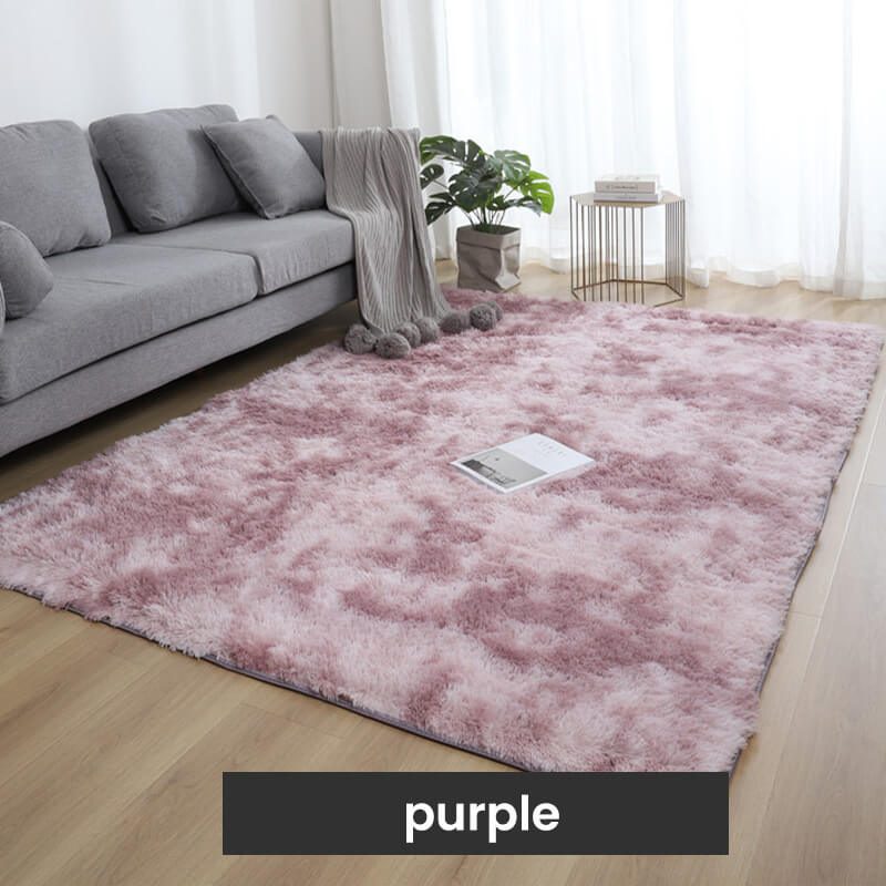 🔥✨ Limited Time 50% OFF – Gradient Color Plush Floor Mat | Add Cozy Luxury & Style to Any Room! 🏡💖