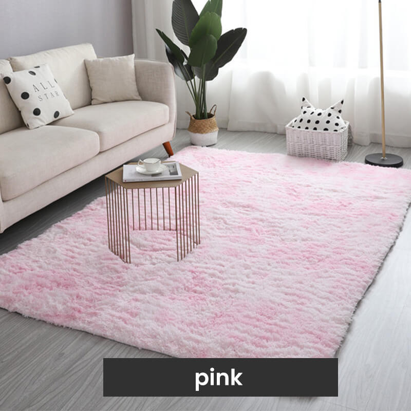 🔥✨ Limited Time 50% OFF – Gradient Color Plush Floor Mat | Add Cozy Luxury & Style to Any Room! 🏡💖