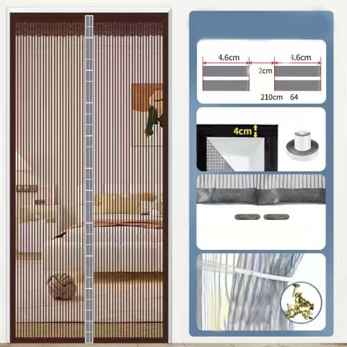 🦟 BEFRISTETES ANGEBOT: 50% RABATT! 🧲 Verstärkter magnetischer Mückenschutz-Vorhang – Einfache Montage ohne Bohren 🏡