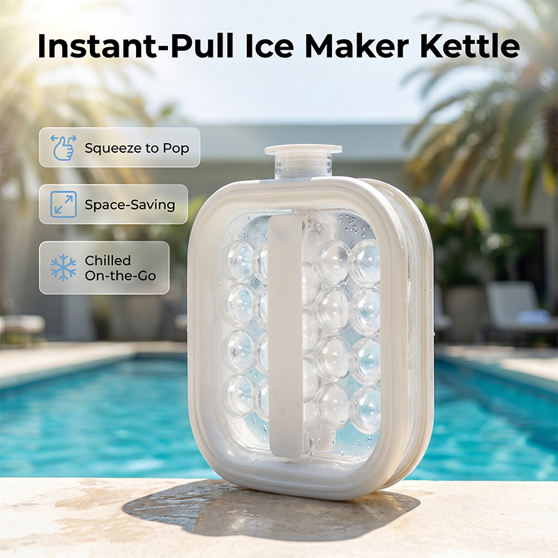 ❄️🧊 Limited Time 50% OFF – Portable Silicone Ice Ball Maker Kettle | Create Perfect Ice Balls Anytime, Anywhere! 🍹✨