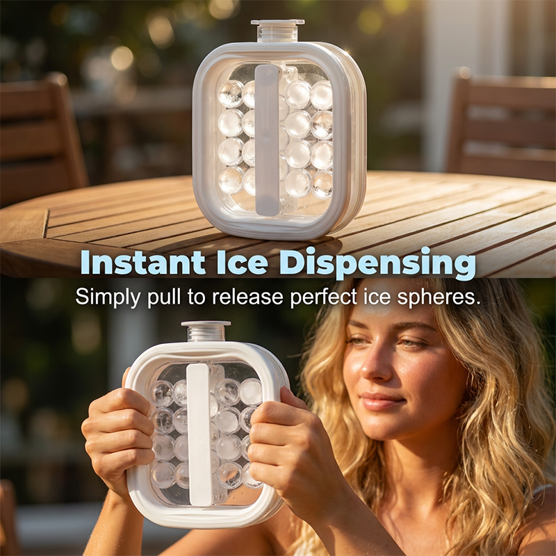 ❄️🧊 Limited Time 50% OFF – Portable Silicone Ice Ball Maker Kettle | Create Perfect Ice Balls Anytime, Anywhere! 🍹✨