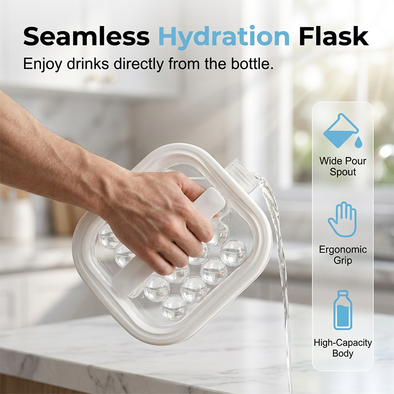 ❄️🧊 Limited Time 50% OFF – Portable Silicone Ice Ball Maker Kettle | Create Perfect Ice Balls Anytime, Anywhere! 🍹✨