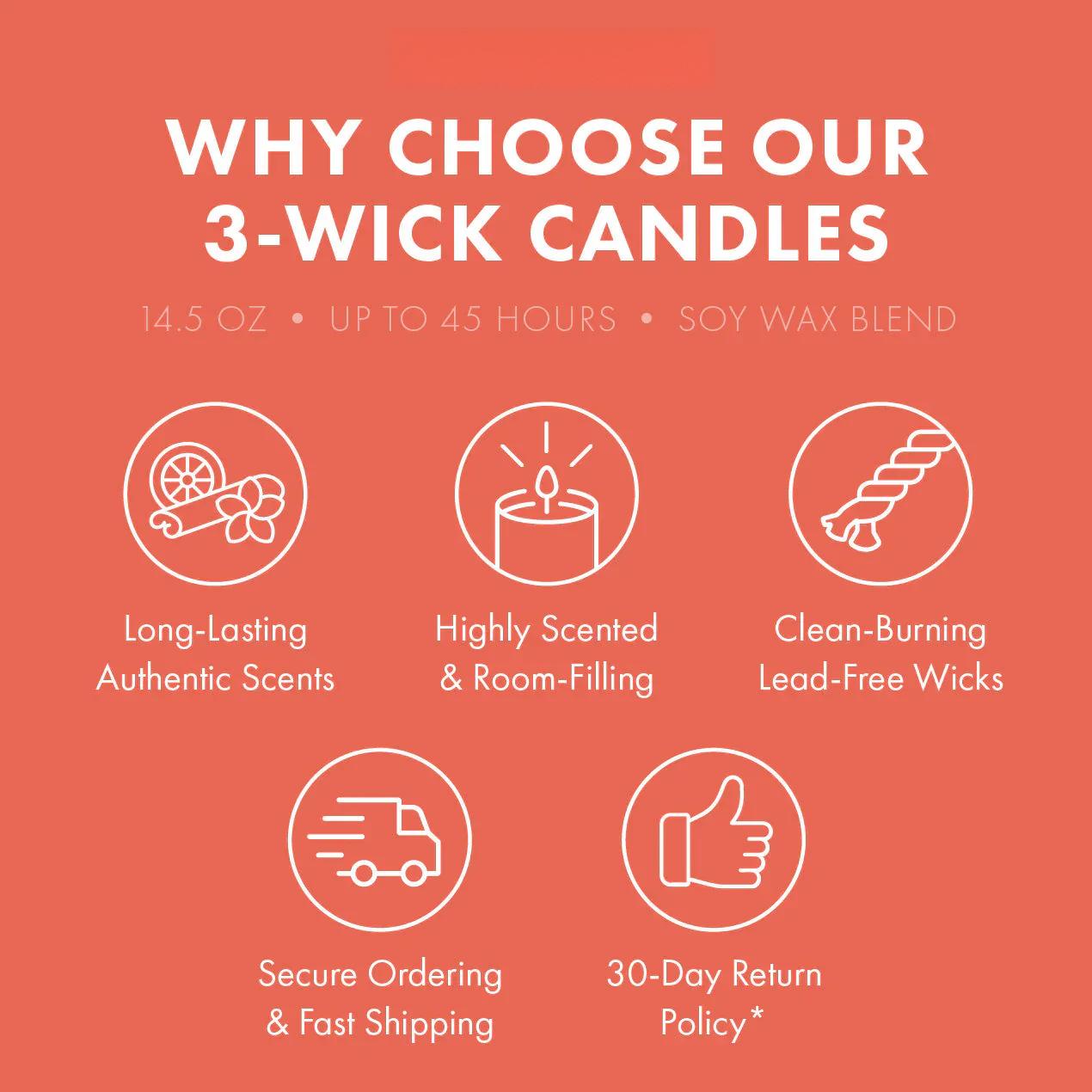 Neroli & Citrus Aromatherapy 3-Wick Candle