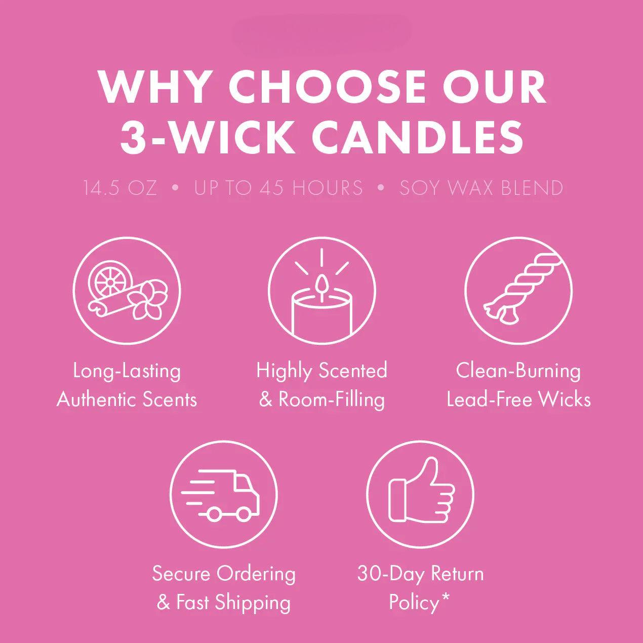 Odor Eliminating Dragonfruit Splash 3-Wick Candle