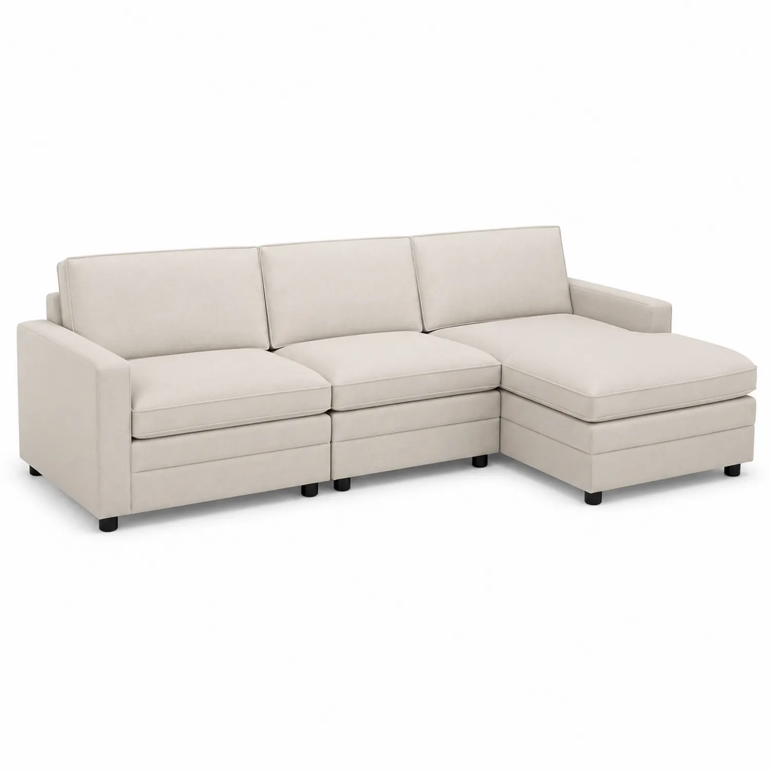 Sofa narożna z mikrofibry 300x180x90 cm