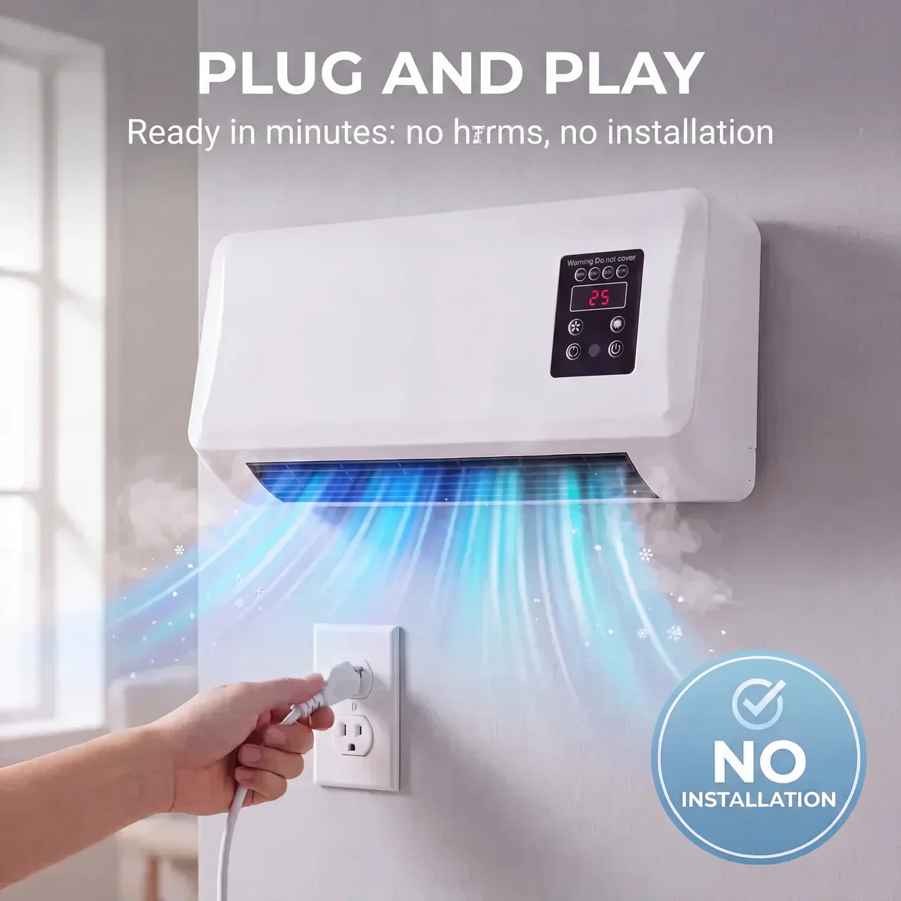 🔥Limited Discount🔥Ductless Portable Air Conditioners No Windows Needed