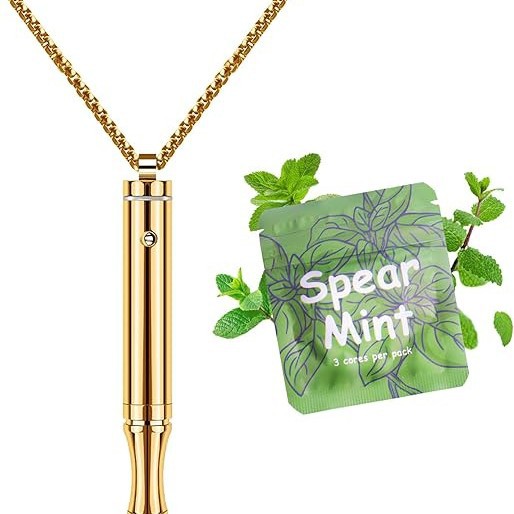 🍃BreathLink Anxiety Relief & Quit Smoking Necklace