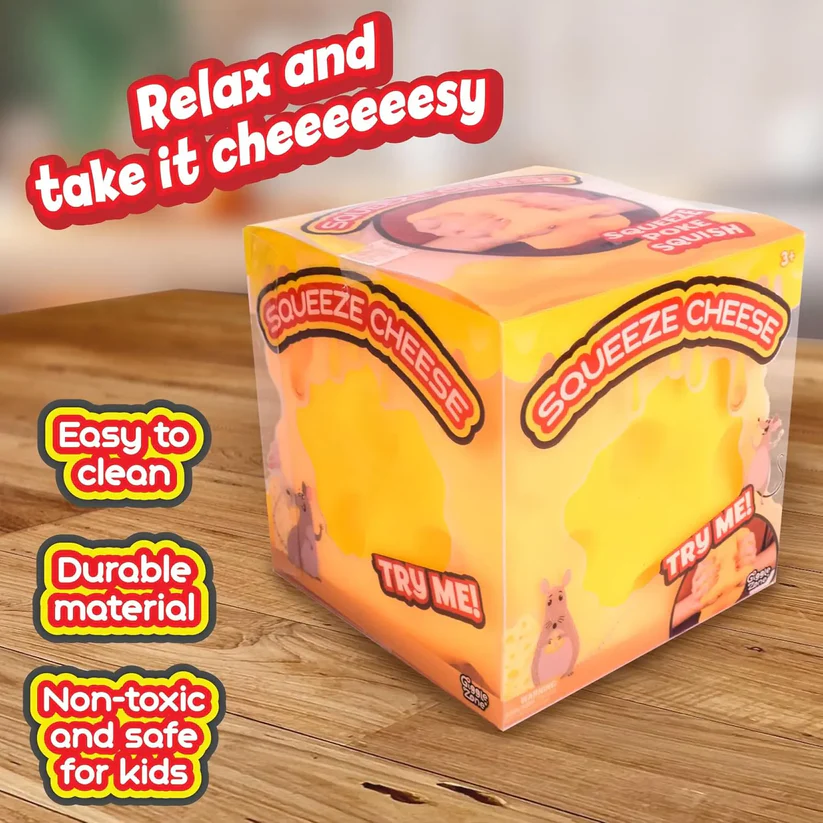 🧀 The Viral Cheese Squishy Everyone Can't Stop Squeezing