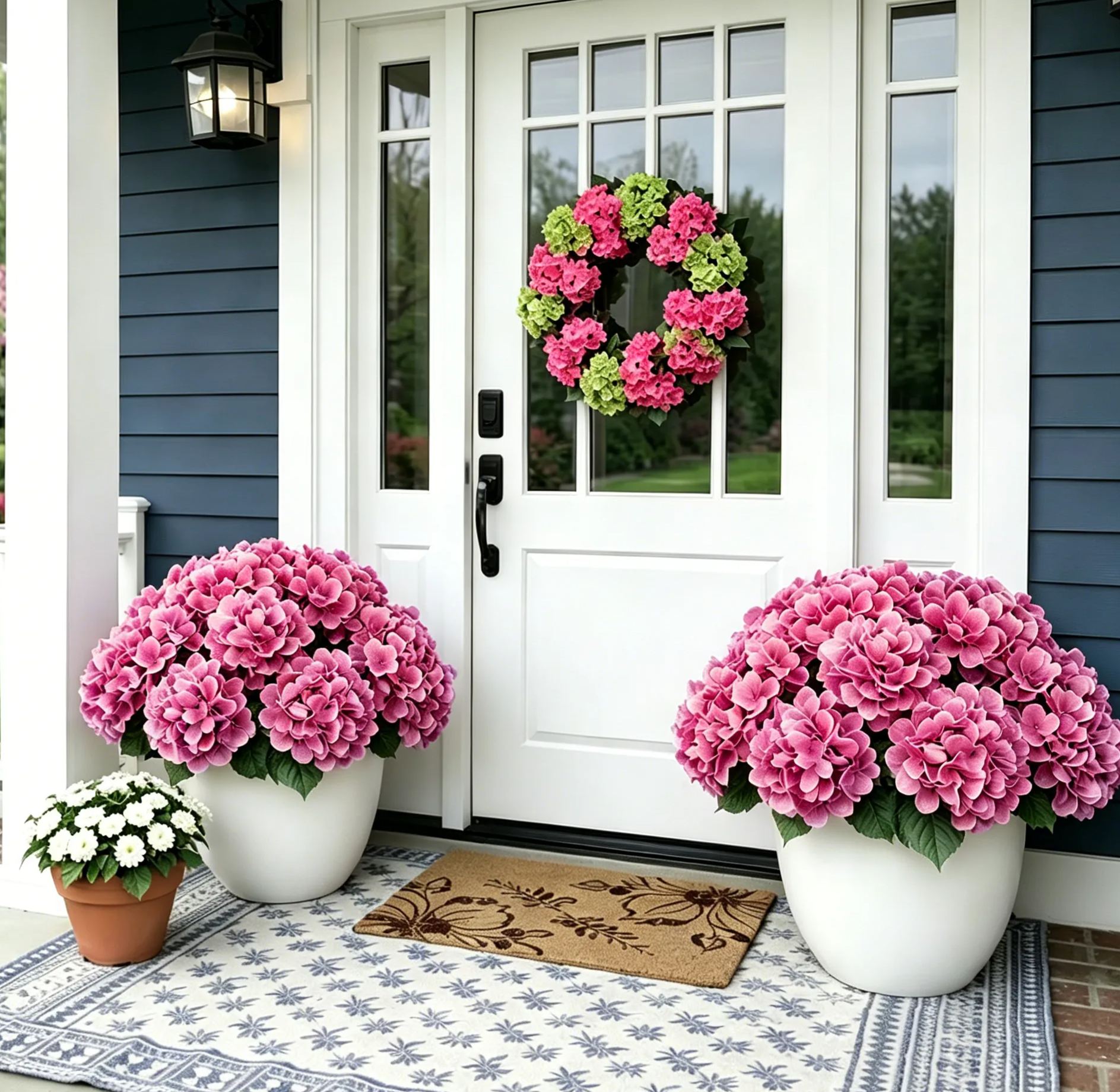 💥💐Artificial Outdoor Hydrangea Flowers - UV resistant, Waterproof, Windproof