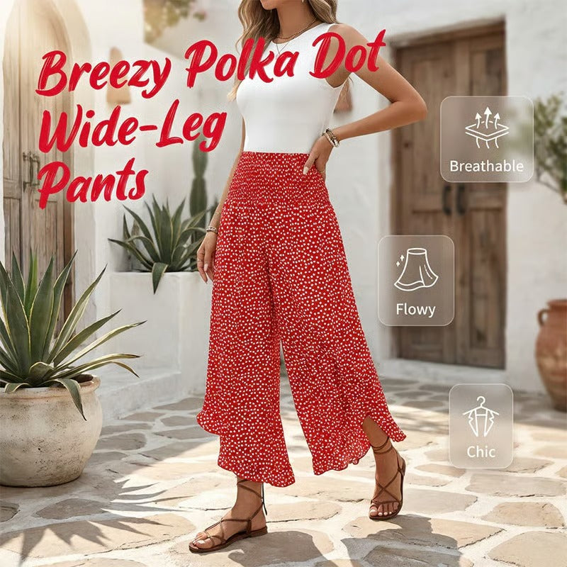 🌓Last Day 49% OFF👖Women's Flowy High Waist Wide-Leg Pants – Slimming, Comfy & Chic🌺
