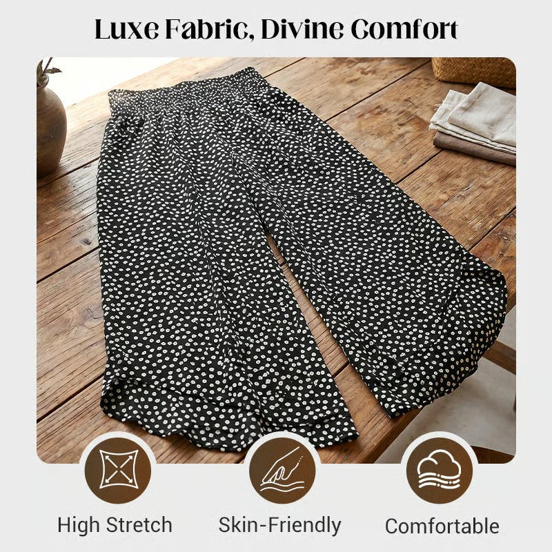 🌓Last Day 49% OFF👖Women's Flowy High Waist Wide-Leg Pants – Slimming, Comfy & Chic🌺