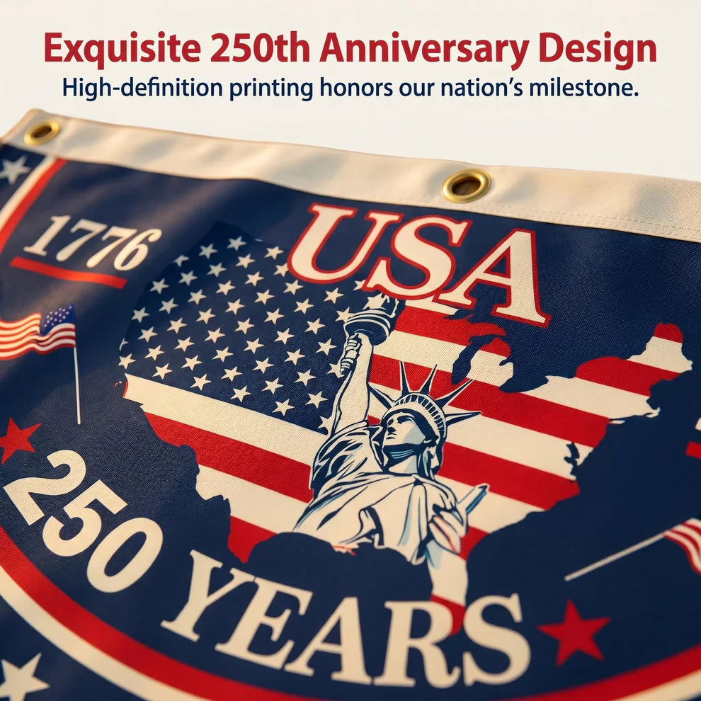 100% Veteran Owned / Handcrafted in USA-250th Anniversary Banners
