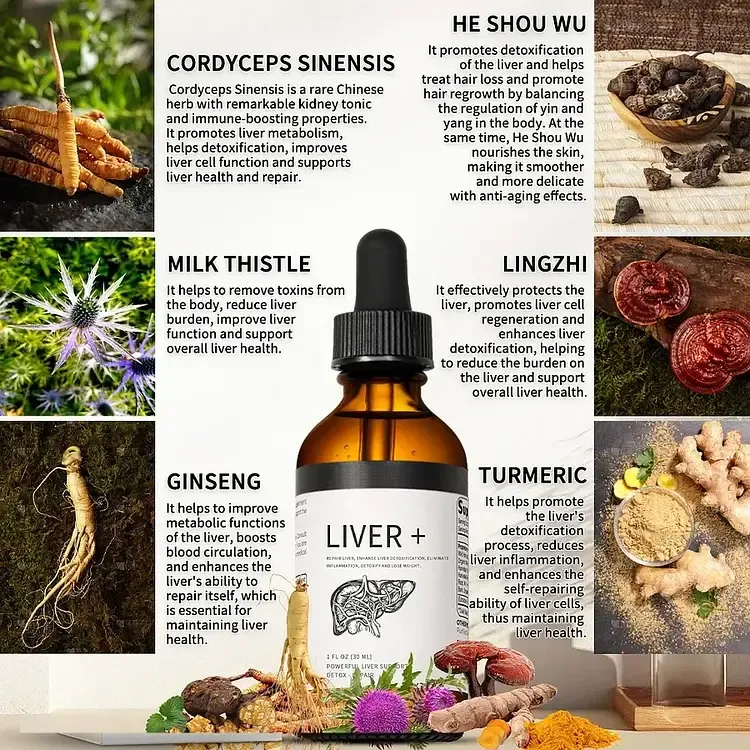 AnnieCare® Natural Herbal Liver Supplement - Powerful Liver Support - Detox & Repair - Lowers Blood Sugar and Lipids