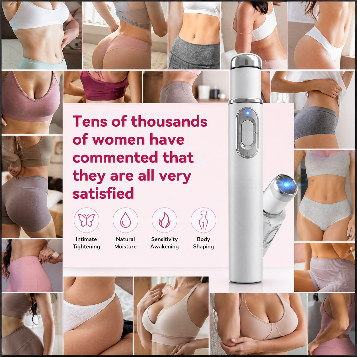 VELYSSA™ Ultrasonic Women's Intimate Tightening, Sensitivity & Full-Body Renewal Device✅ Vaginal Repair✅ HPV Defense✅ Curve Sculpting