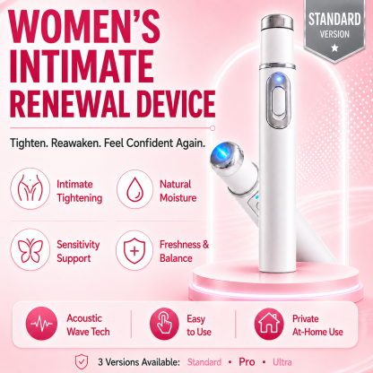Ultrasonic Women’s Intimate Tightening, Sensitivity & Full-Body Renewal Device✅ Vaginal Repair✅ HPV Defense✅ Curve Sculpting