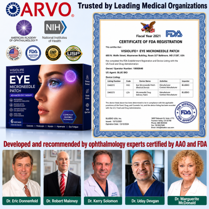 Visiolife® Transdermal Vision-Repair Eye Microneedle Patch✅FDA Approved(Suitable for presbyopia, dry eye syndrome, glaucoma, and cataracts)