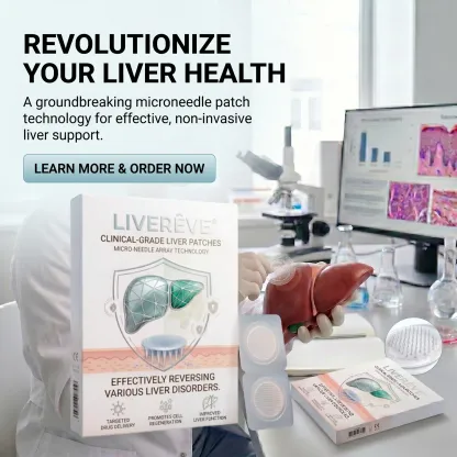 LIVERÊVE® Nano Microneedle Liver Support Patch - Powerful Liver Support - Detox & Repair - Lowers Blood Sugar and Lipids