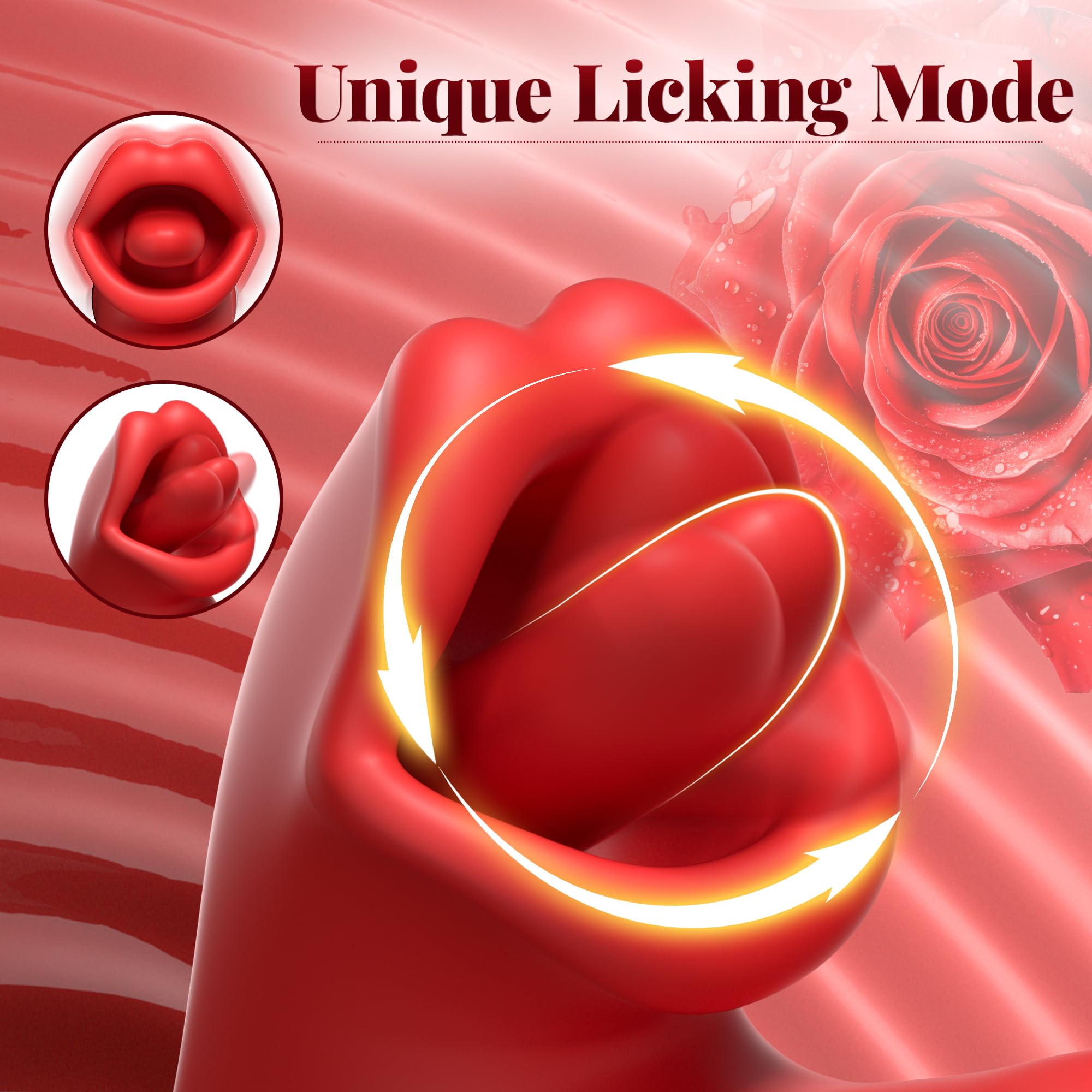 😍Female Sex Toy Vibrator - Realistic Tongue Dildo Sex Toy✨