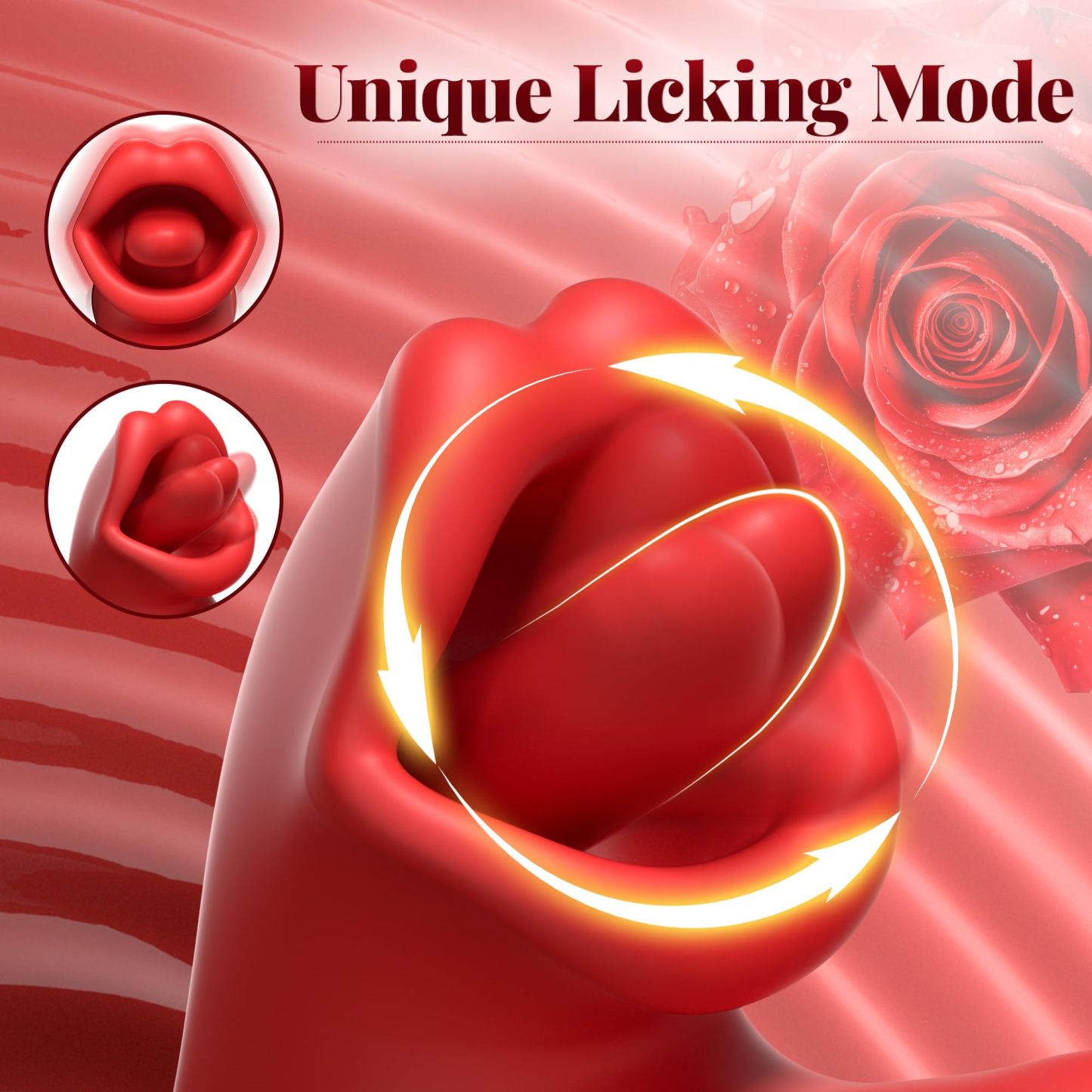 😍Female Sex Toy Vibrator - Realistic Tongue Dildo Sex Toy✨