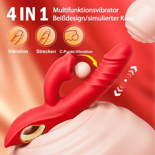 🎁10 Vibrationsmodi, 5 Stoß-, Leck- und Beißmodi, 💥Nippel-Anal-Sexspielzeug für Paare