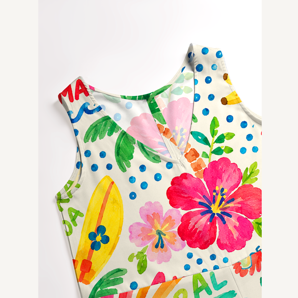 Rainbow Escape Jumpsuit with Pockets for Women