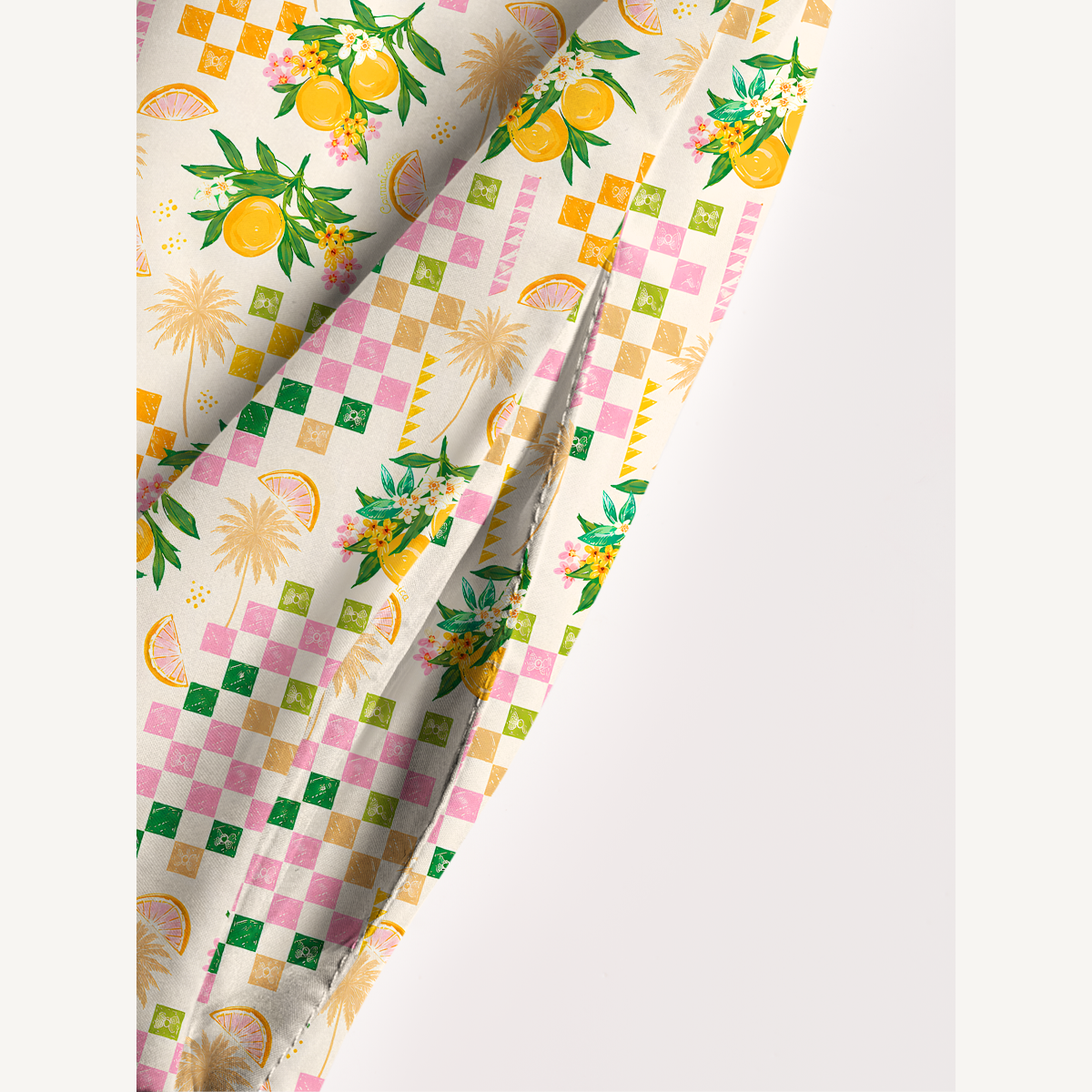 Citrus Breeze Wide Straps Maxi Dress With Pockets