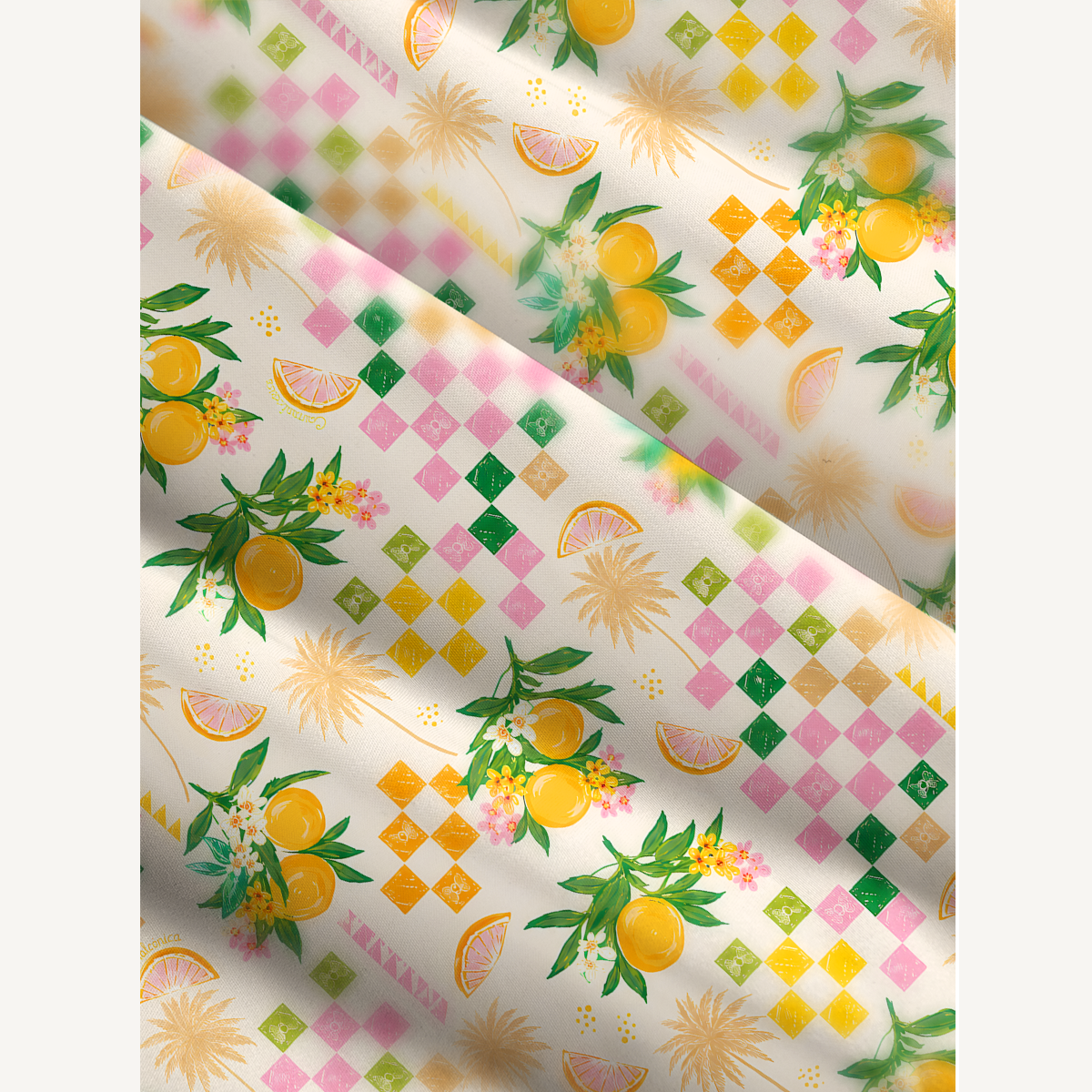 Citrus Breeze Wide Straps Maxi Dress With Pockets