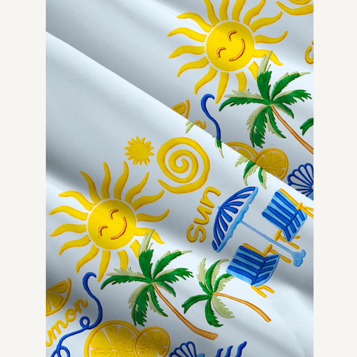 Lemon & Palm Beach Wide Straps Maxi Dress With Pockets