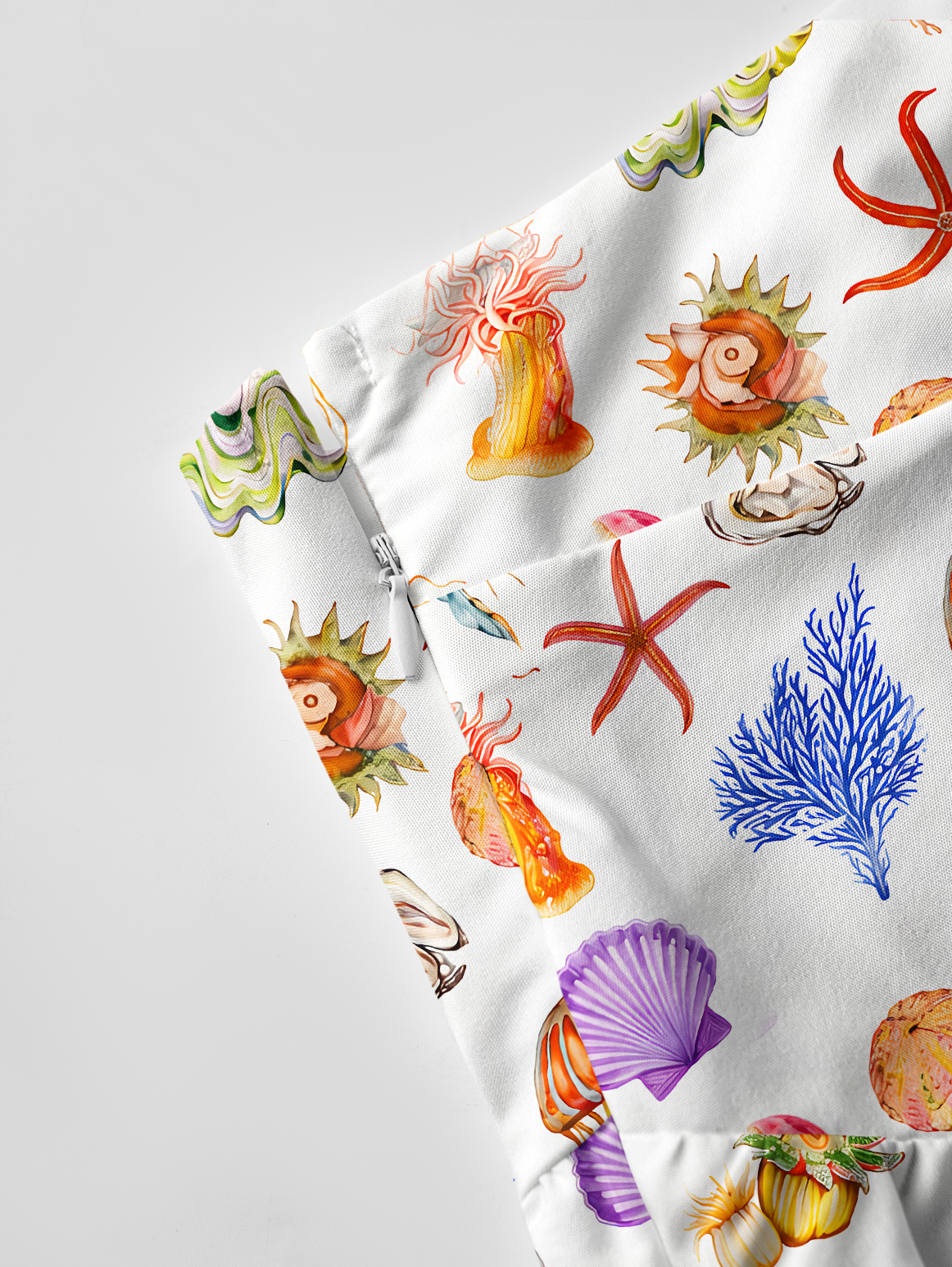Jellyfish & Seashell Garden Vacation Maxi Dress