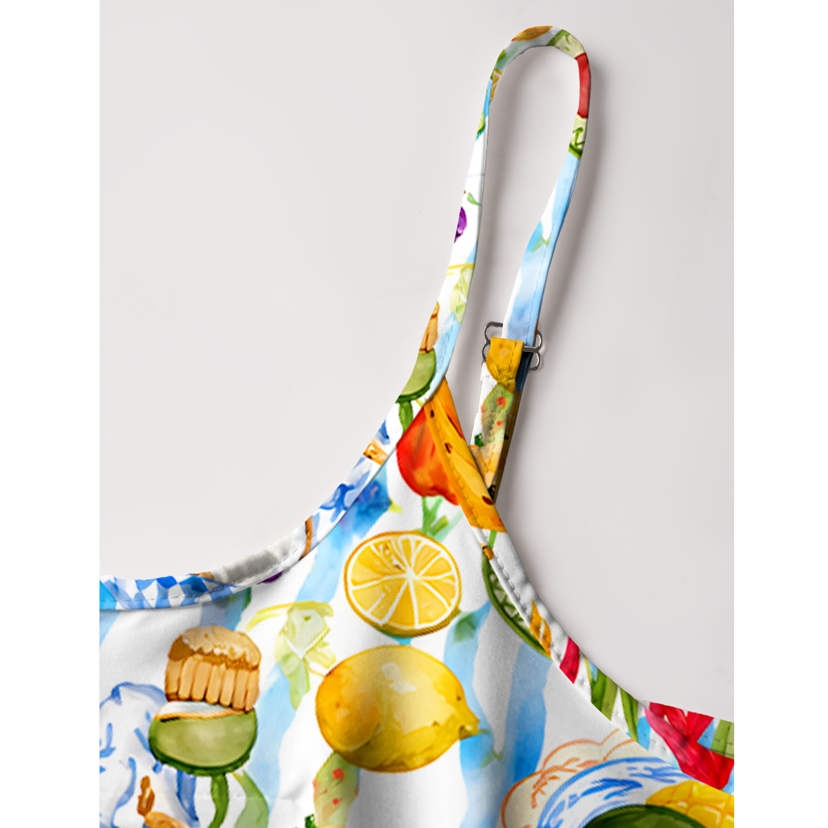 Tropical Smoothie Party Summer Mini Dress