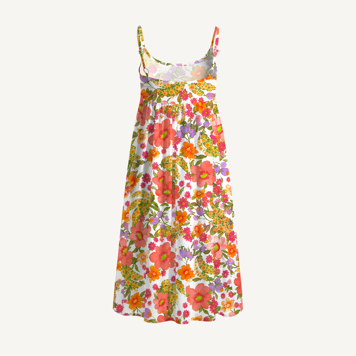 Blossom Meadow Burst Summer Mini Dress