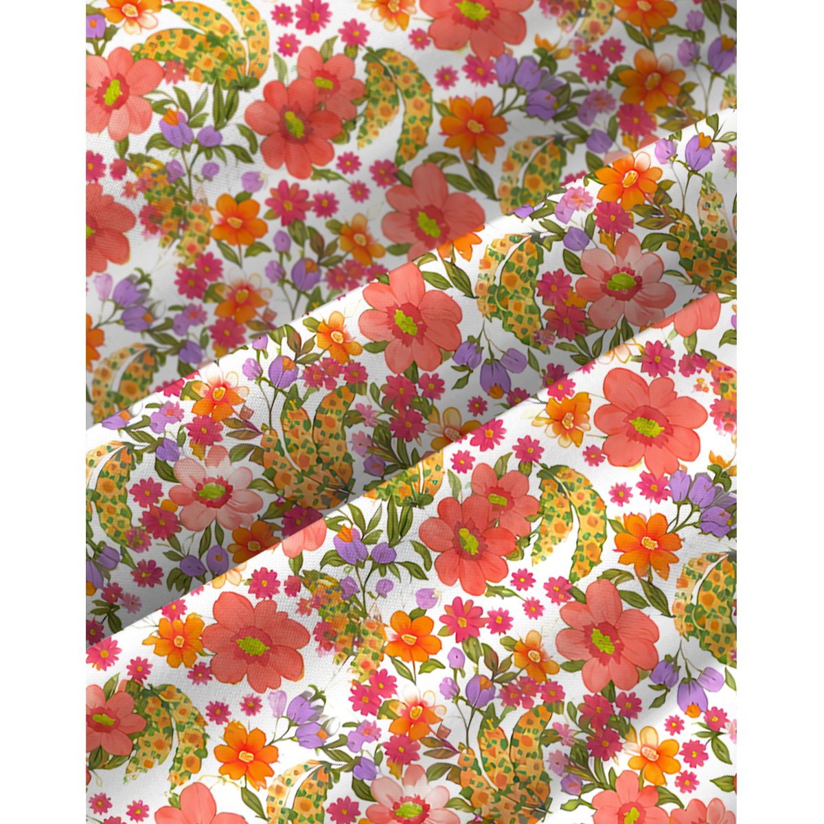 Blossom Meadow Burst Summer Mini Dress