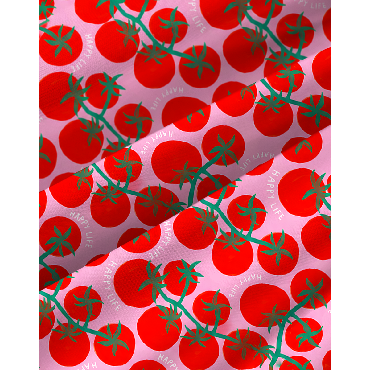 Tomato Garden Delight Summer Mini Dress