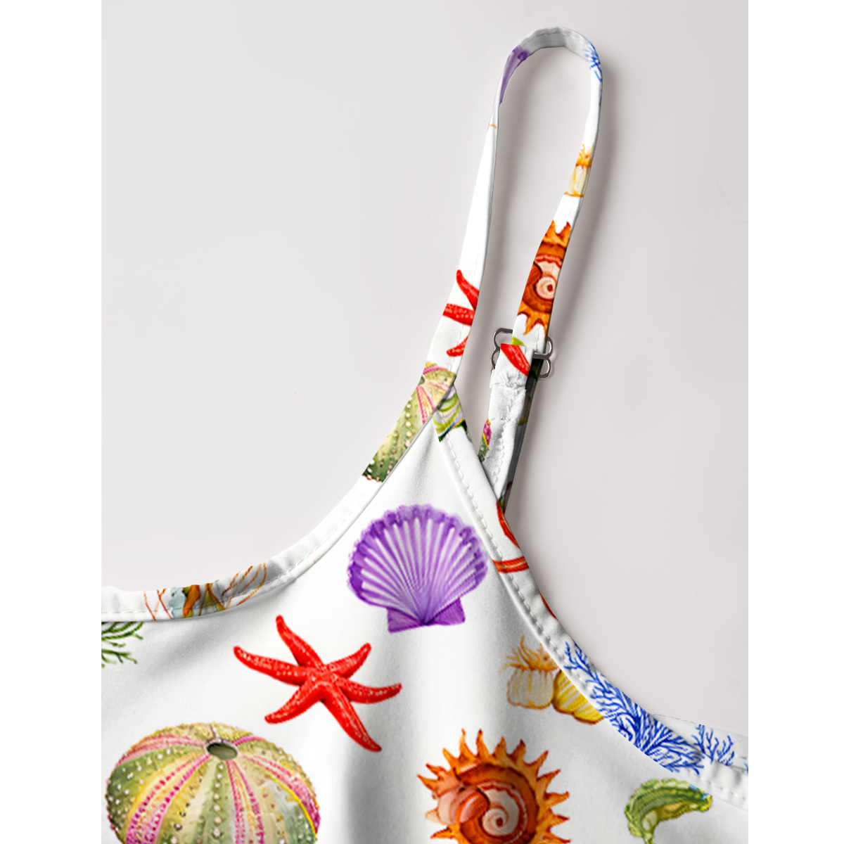 Jellyfish & Seashell Garden Vacation Mini Dress