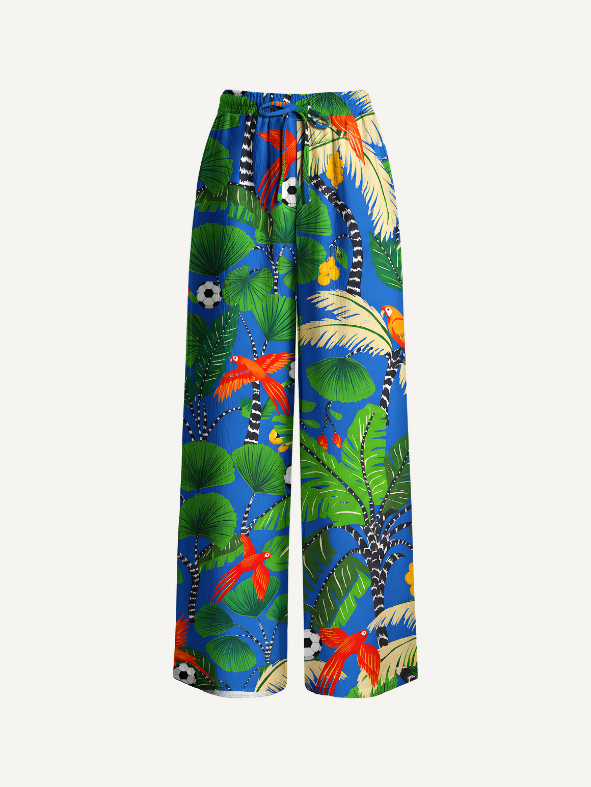 Jungle Soccer Fiesta Wide Leg Pants Women
