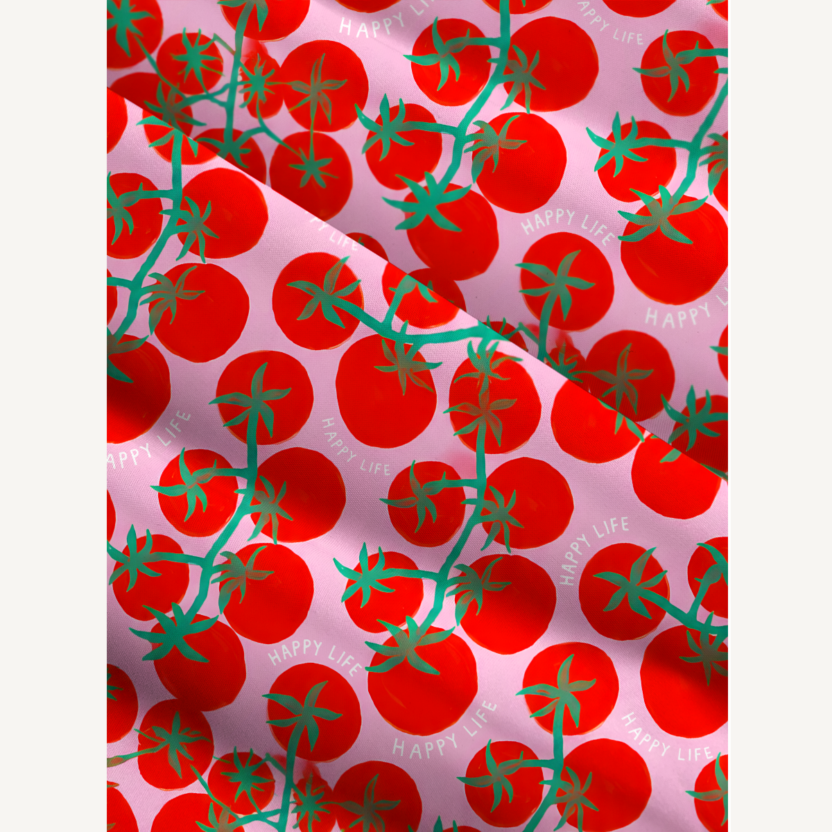 Tomato Garden Delight Summer Maxi Dress