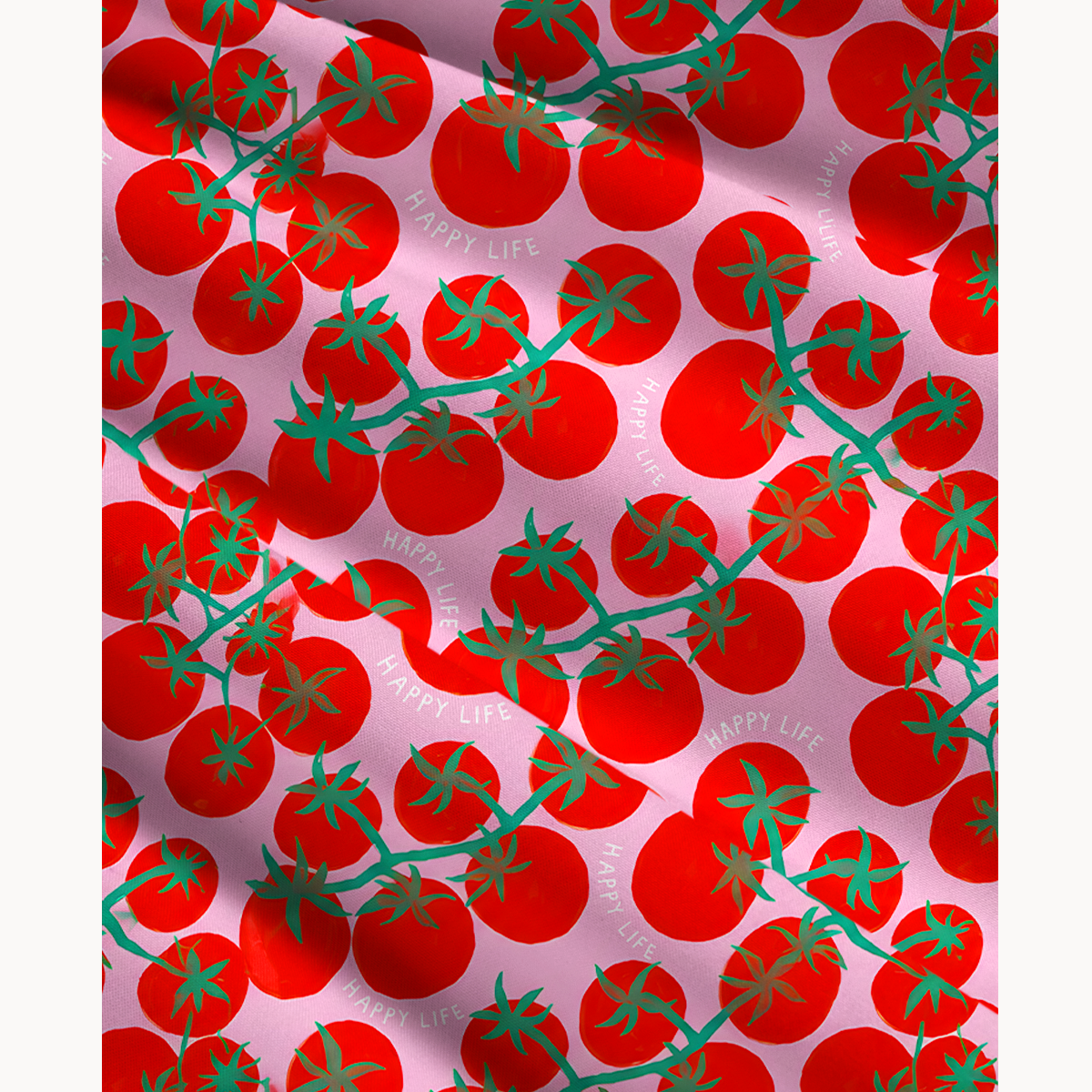 Tomato Garden Delight Summer Maxi Skirt