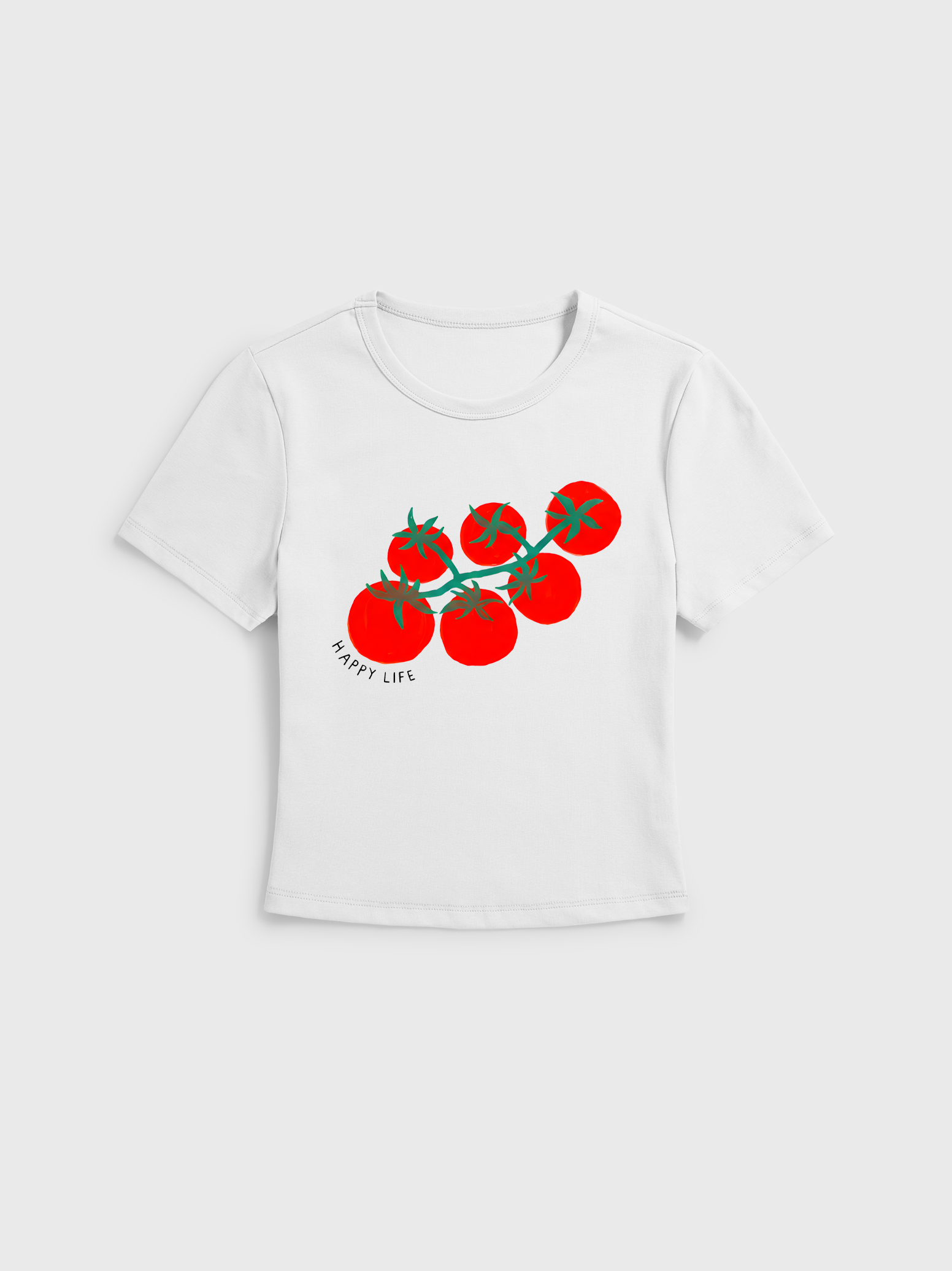 Tomato Garden Delight Womens Baby Tee