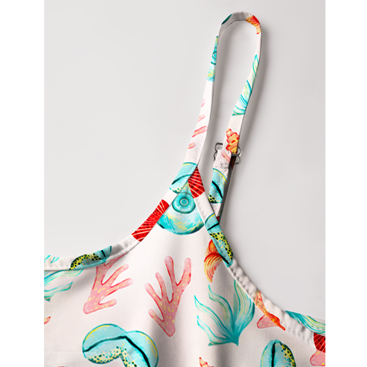 Coral Reef Kaleidoscope Vacation Mini Dress