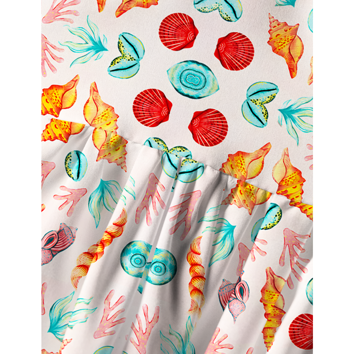 Coral Reef Kaleidoscope Vacation Mini Dress