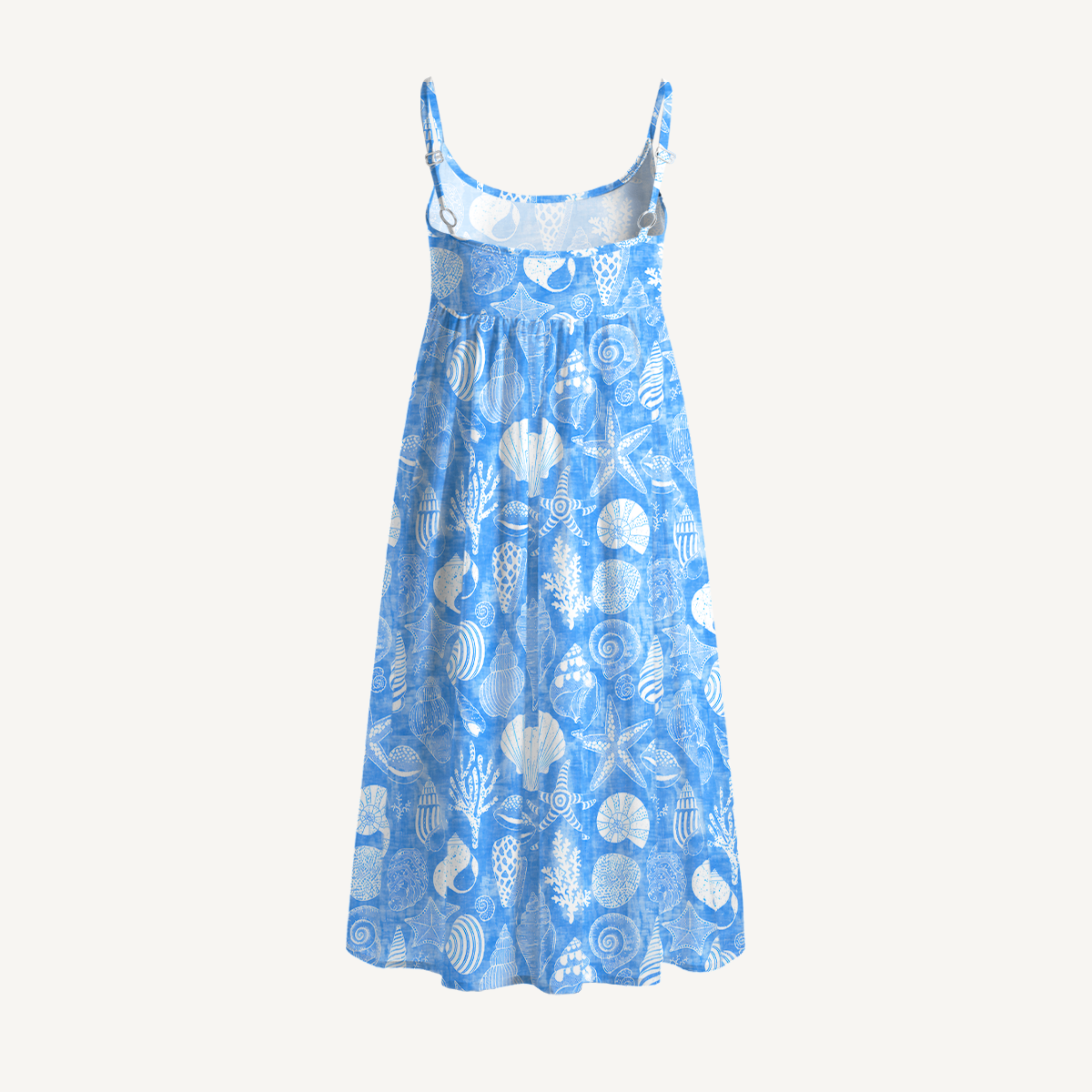 Ocean Shell Symphony Vacation Mini Dress