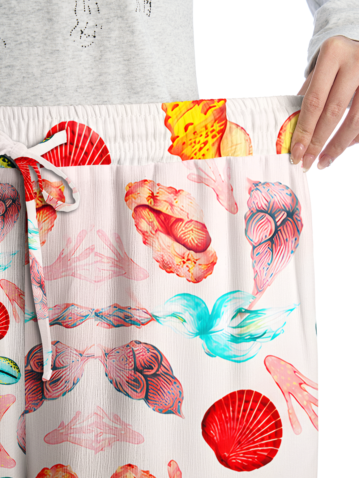 Coral Reef Kaleidoscope Beach Pants For Women