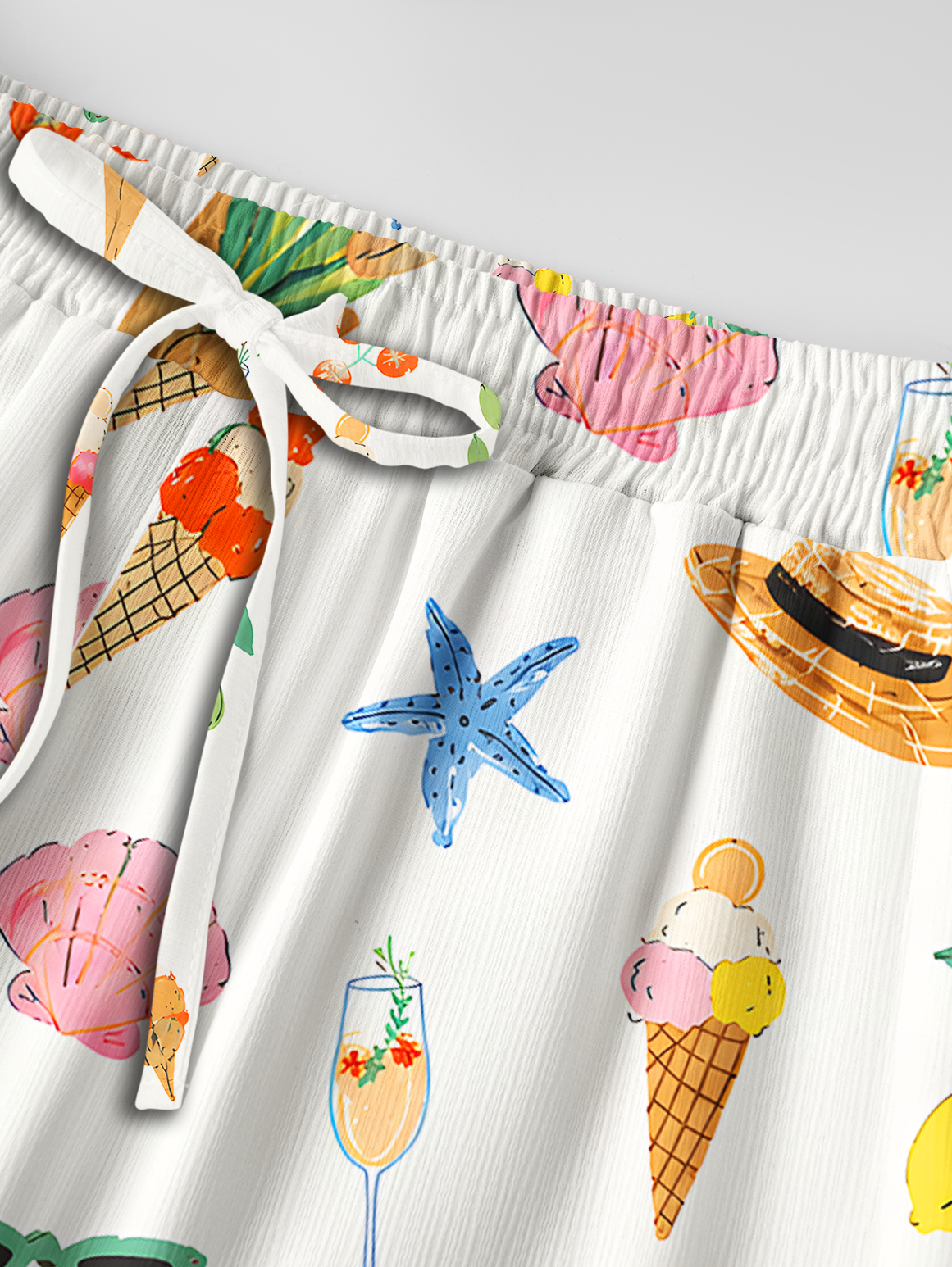 Summer Treats Pattern Pants For Women