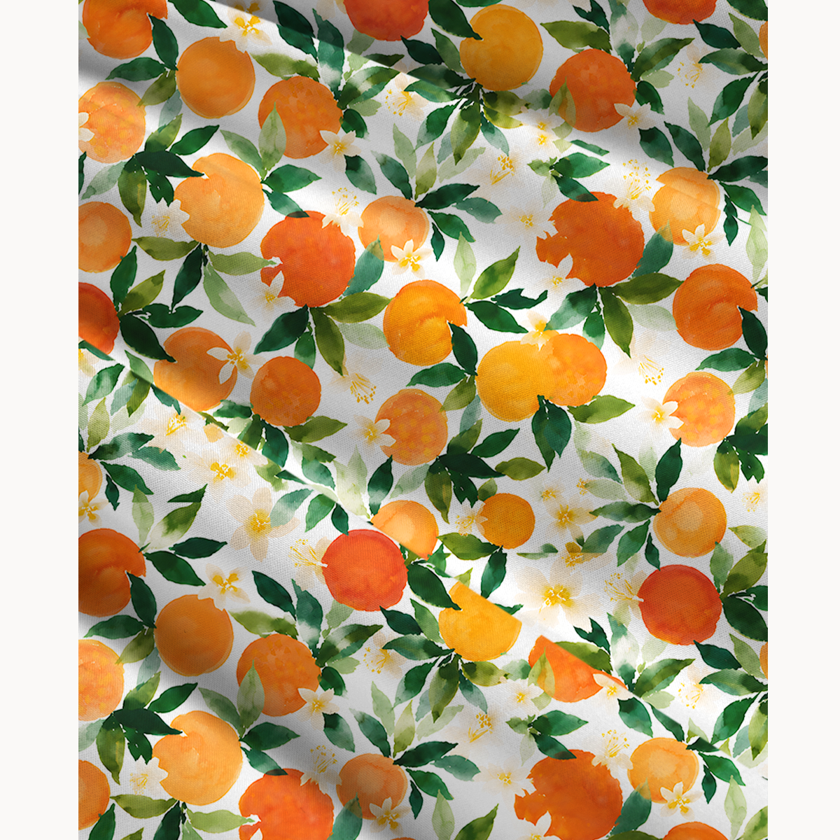 Citrus Grove Blossoms Summer Maxi Skirt